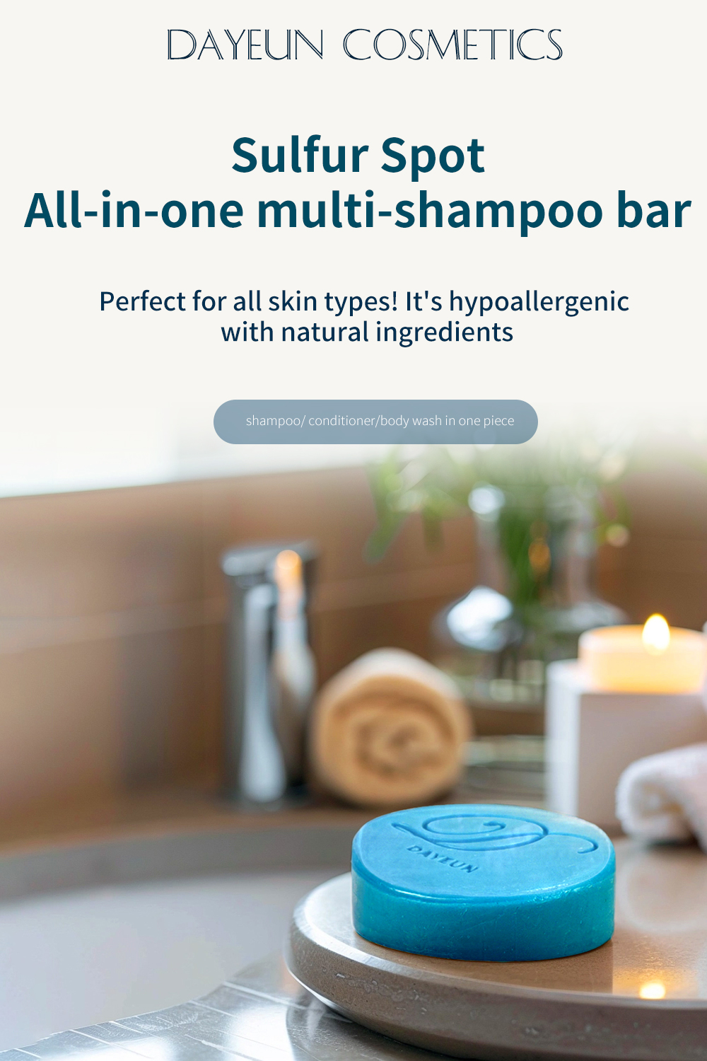 Sulfur Spot All-in-One Multi Shampoo Bar
